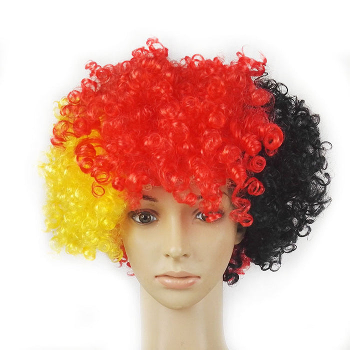 Wholesale Wigs 2022 Qatar World Cup Color Cheer MOQ≥2 JDC-WS-JianL001