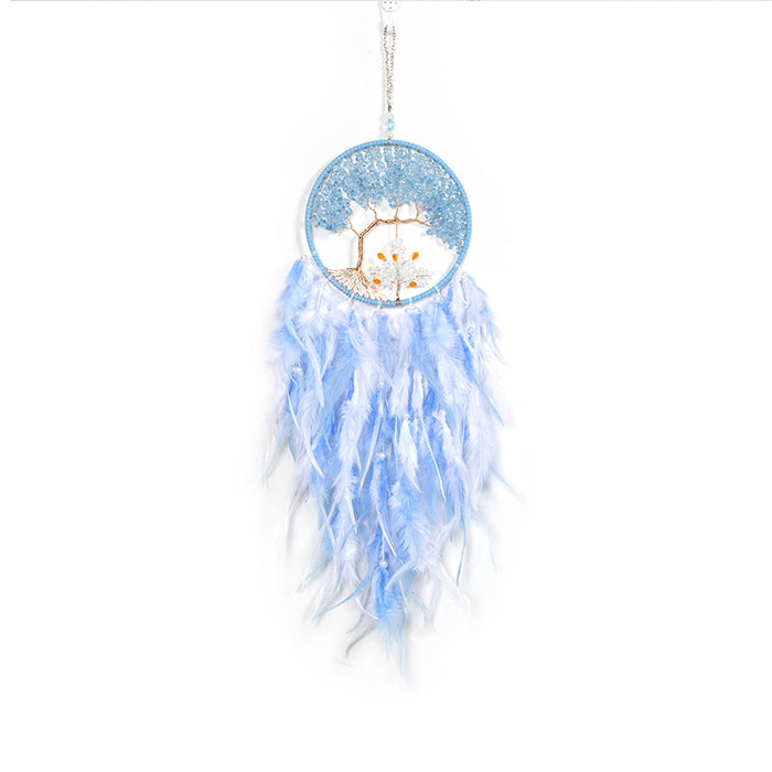 Wholesale ornament tree of life crystal hand-wound tree JDC-DC-MYu006