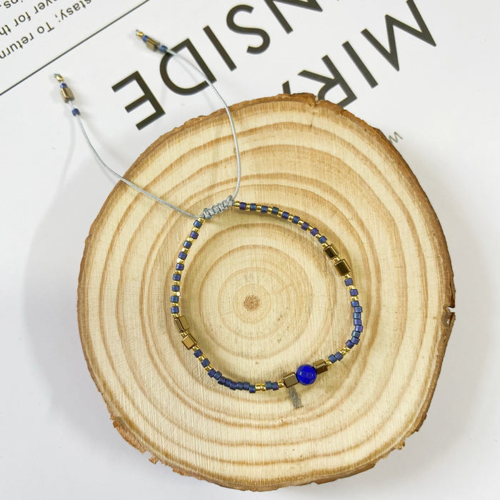 Beads de arroz de brazalete al por mayor con cuentas con brazalete de perlas JDC-BT-QIQI003