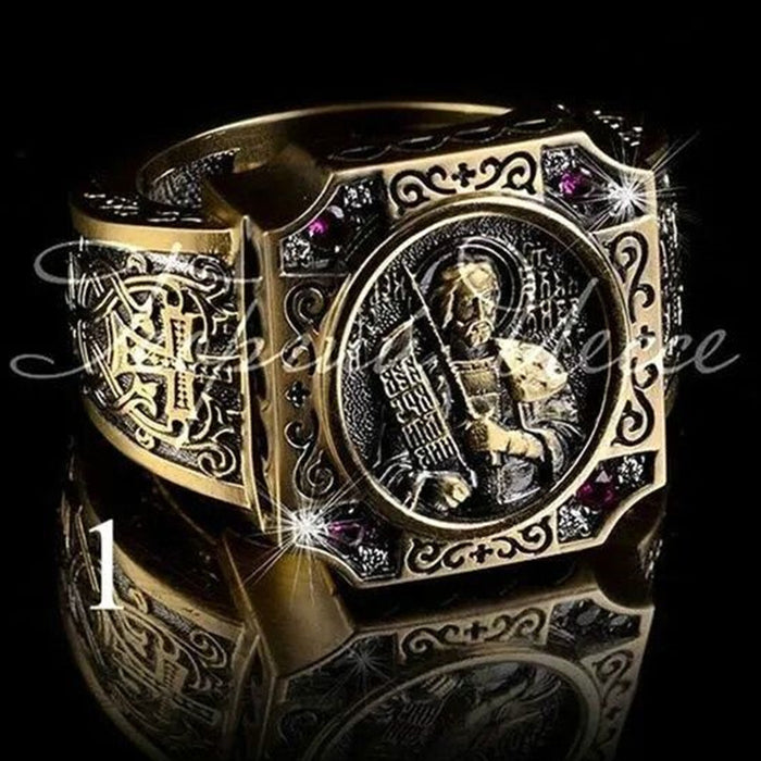 Jewelry WholesaleWholesale Inlaid Zircon Metal Men's Rings JDC-RS-QiK014 Rings 七可 %variant_option1% %variant_option2% %variant_option3%  Factory Price JoyasDeChina Joyas De China