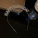 Jewelry WholesaleWholesale Happy Birthday Diamond-Encrusted Letter Hair Band JDC-HD-BaoY005 Headband 宝钰 %variant_option1% %variant_option2% %variant_option3%  Factory Price JoyasDeChina Joyas De China