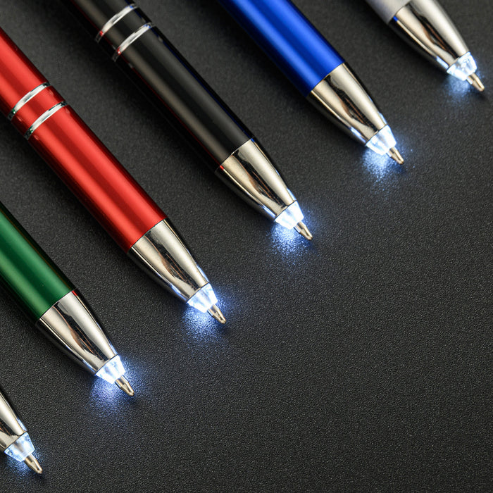 Wholesale Ballpoint Pen Touch Screen Light Pen LED Office Stationery MOQ≥2 JDC-BP-huah119