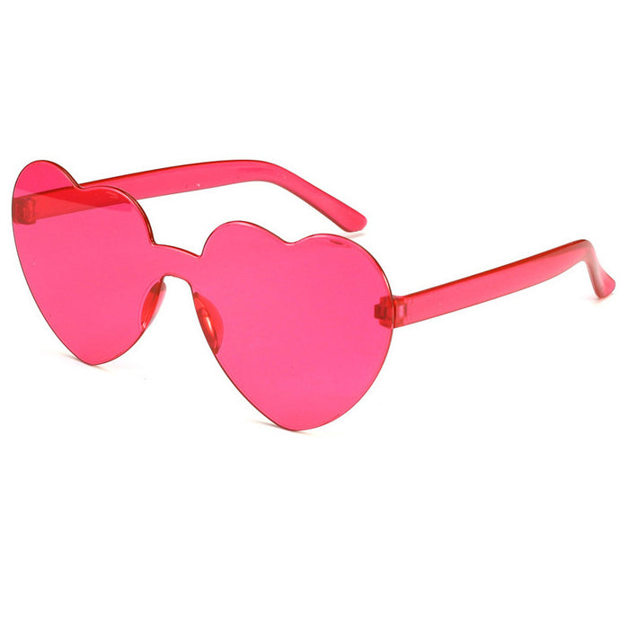Wholesale PC material fashion love sunglasses men and women same style JDC-SG-AoMing001