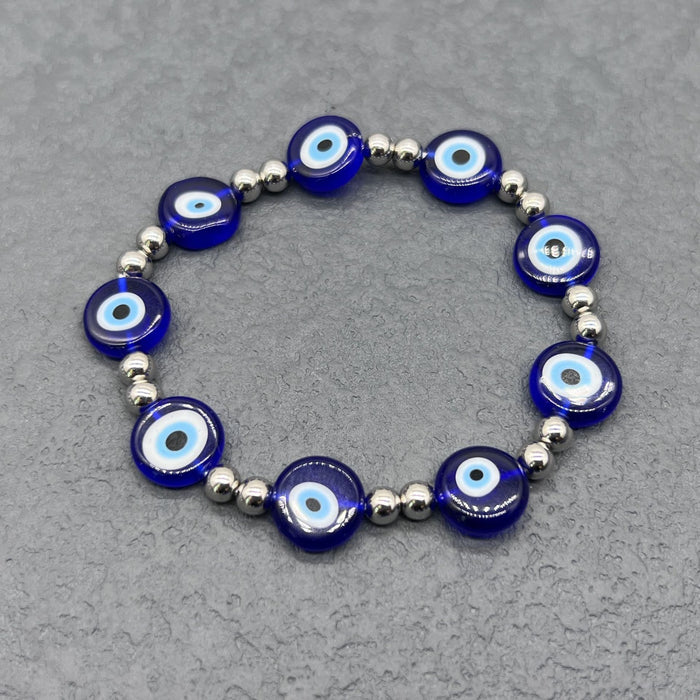 Wholesale Bracelet Resin Devil's Eye Pearl Bracelet MOQ≥2 JDC-BT-NanH003