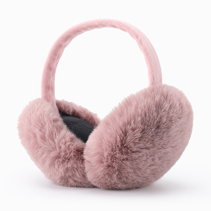 Wholesale Earmuff Plush Winter Warmth Windproof and Cold Plus Fleece Thickening Foldable JDC-EF-GuD002