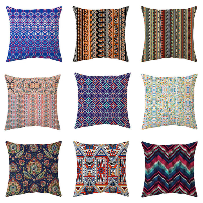 Wholesale Boho Ethnic Geometric Throw Pillowcases JDC-PW-Yichen022
