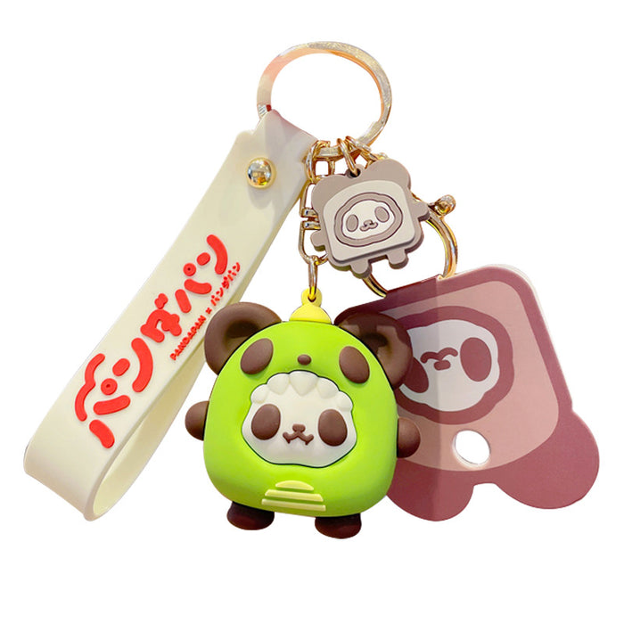 Keychains al por mayor PVC Panda Toast Cute Moq≥2 JDC-KC-YDAO044