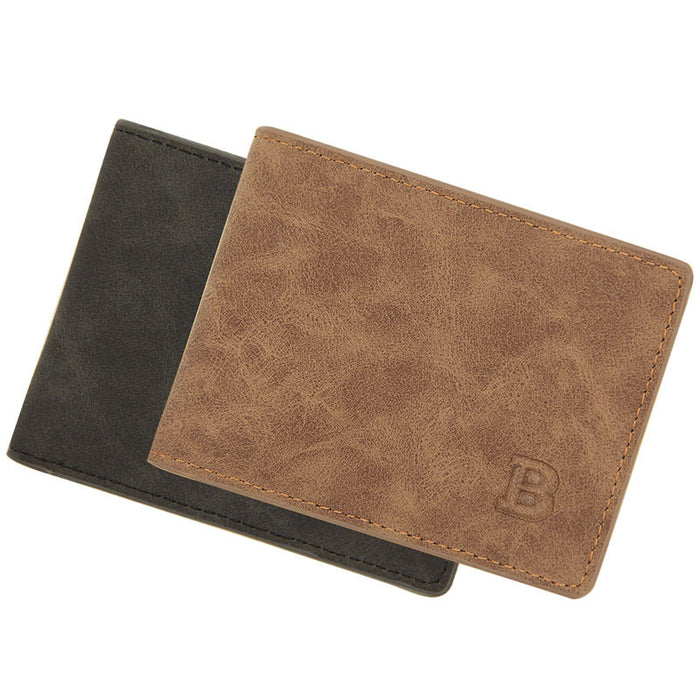 Wholesale Men's Wallet Frosted Retro Multifunctional Wallet JDC-WT-Xinze004