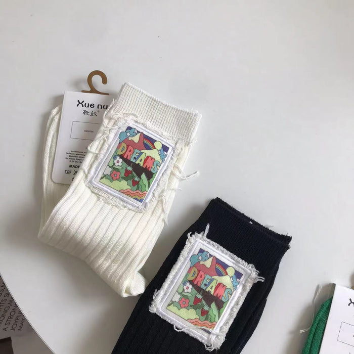 Wholesale Socks Cotton Cartoon Cloth Socks JDC-SK-XuXu006