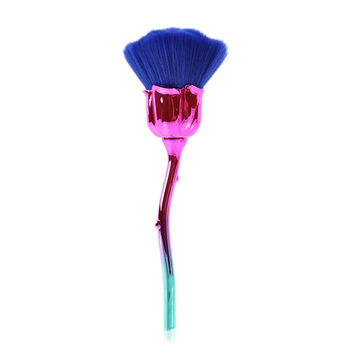 Wholesale Nylon Fiber Hair Plastic Rose Cosmetic Brush MOQ≥3 JDC-MB-YSN001