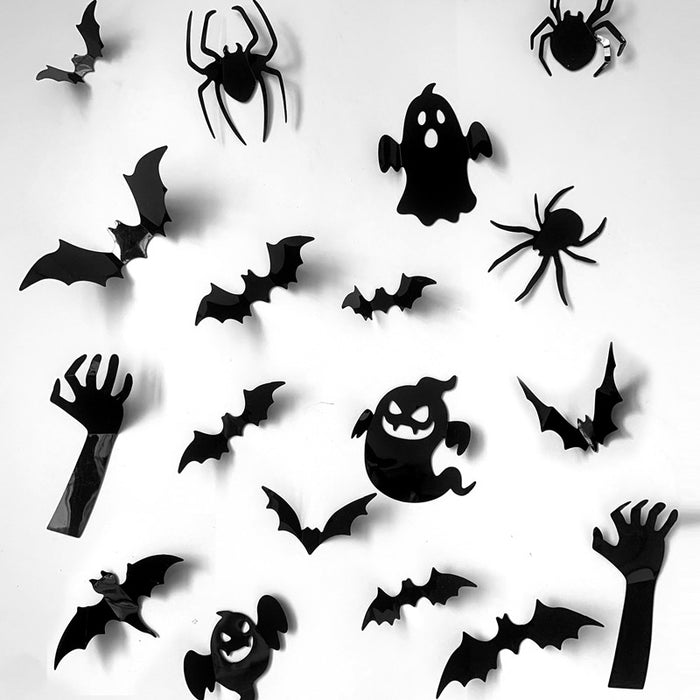 Decoración de murciélago 3D Spider de Halloween al por mayor JDC-DCN-AOFOU001