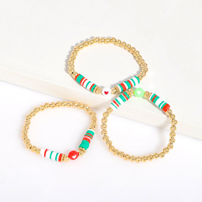 Wholesale Soft Pottery Bracelet Color Versatile Bracelet Set JDC-BT-SYu006