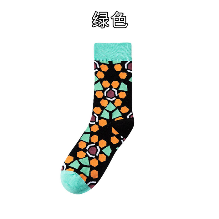 Wholesale socks summer pure cotton socks color MOQ≥2 JDC-SK-LinX002