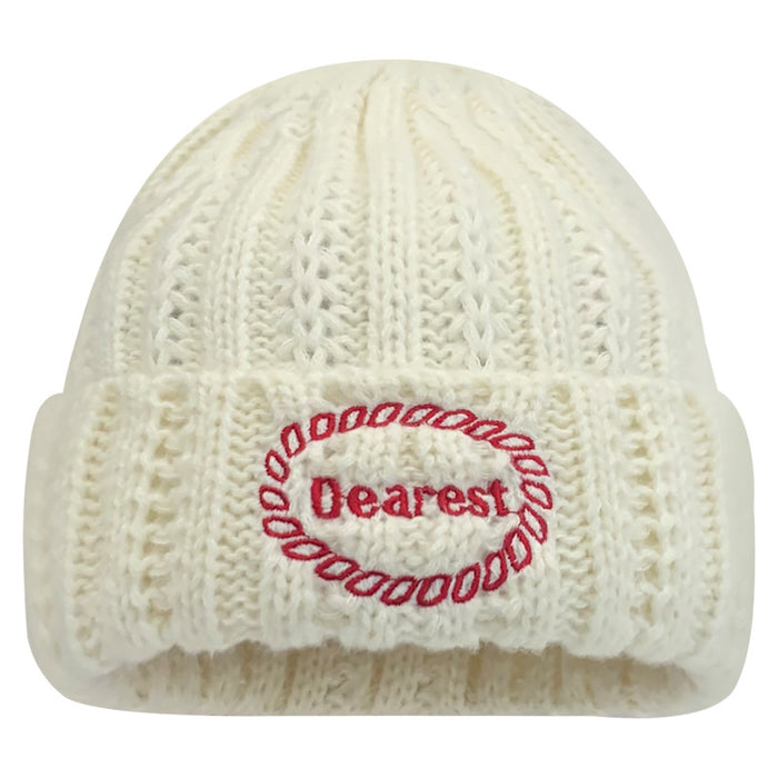 Hat de sombrero al por mayor lana espesa de invierno de punto caliente MOQ≥2 JDC-FH-JIER029