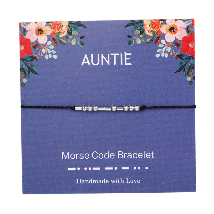 Wholesale Morse Code Couple Bracelet JDC-BT-JiuL014
