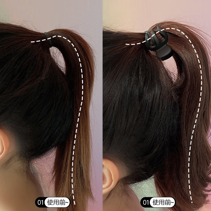 Wholesale Hair Clips Acrylic Clip High Ponytail Fixing Artifact MOQ≥2 JDC-HC-Tingy002