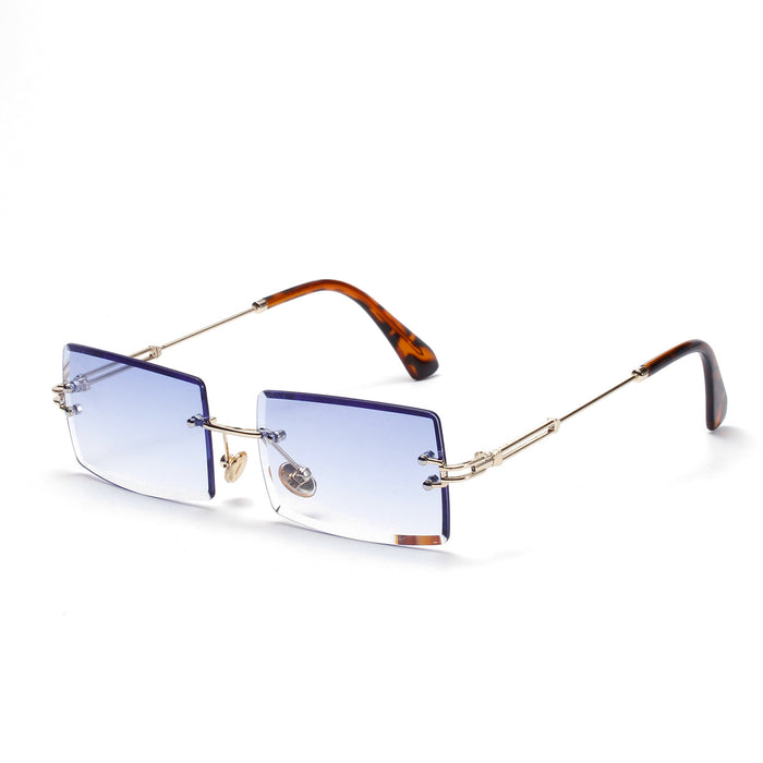 Gafas de sol sin marco de lentes de aire acondicionado al por mayor jdc-sg-xung004