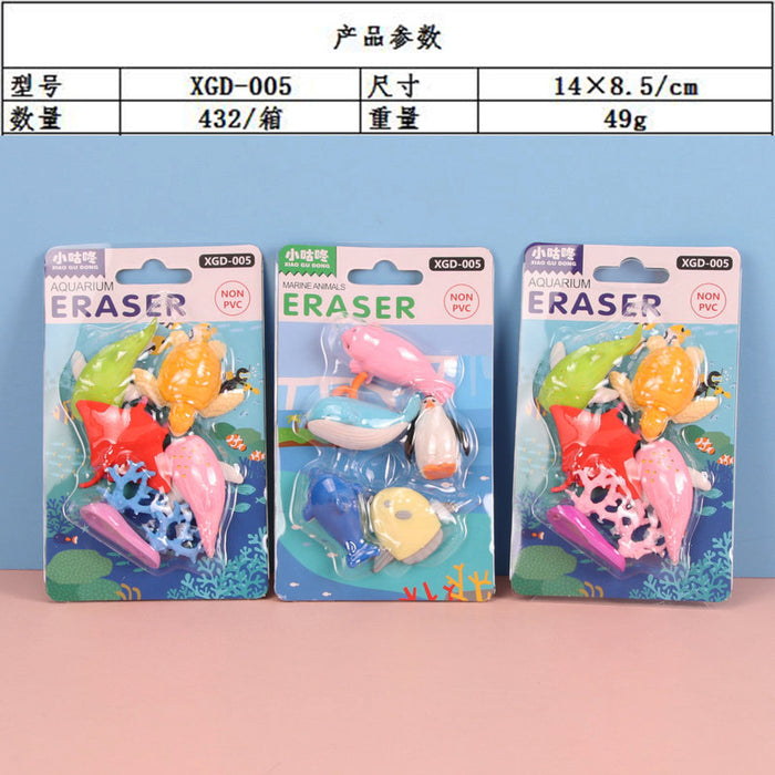 Wholesale eraser rubber marine life MOQ≥2 JDC-ERA-CXL003
