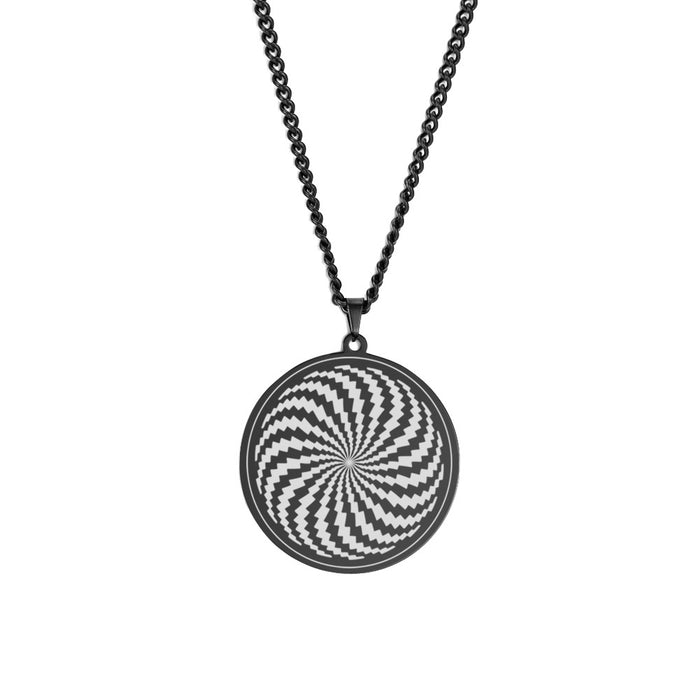 Wholesale Necklaces Stainless Steel Spiral Pendant MOQ≥2 JDC-NE-GEXA005
