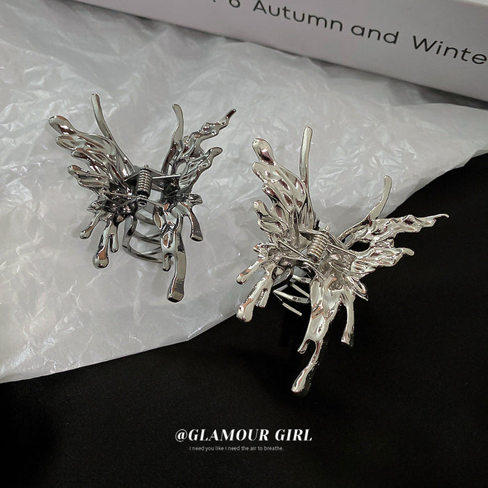 Wholesale Hair Clips Alloy Pleated Butterfly JDC-HC-BY027