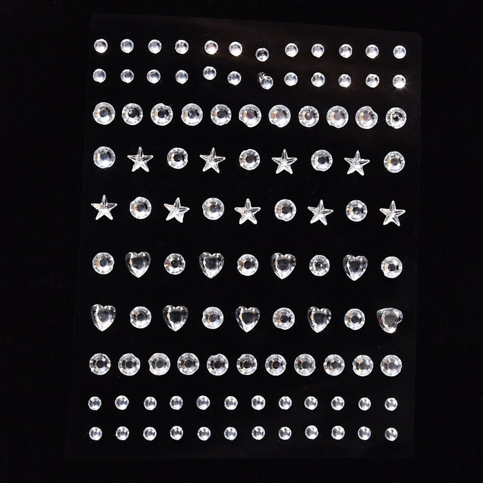 Wholesale Acrylic Stage Performance Face Stickers Drill Eye Crystal Stickers JDC-EY-YChi001