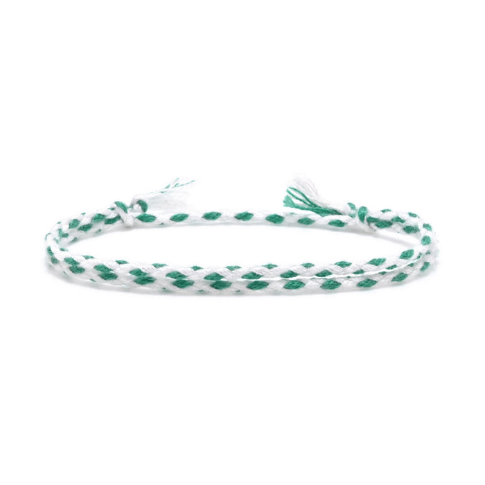 Wholesale Hand Woven Cotton Linen Chevron Bracelet MOQ≥2 JDC-BT-QianY005
