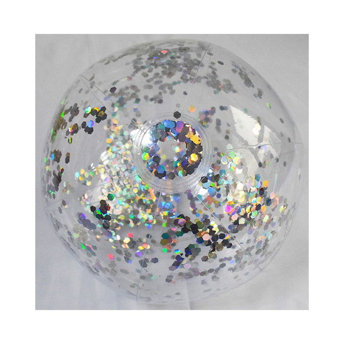 En gros PVC Sequin Beach Ball Sequin Ball gonflable Playing Water Toys JDC-ff- myang002