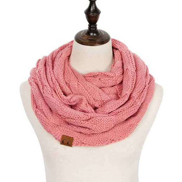 Wholesale Scarf Knitting Wool CC Labeling Twist Warm Thickening MOQ≥2 JDC-SF-Huanh001