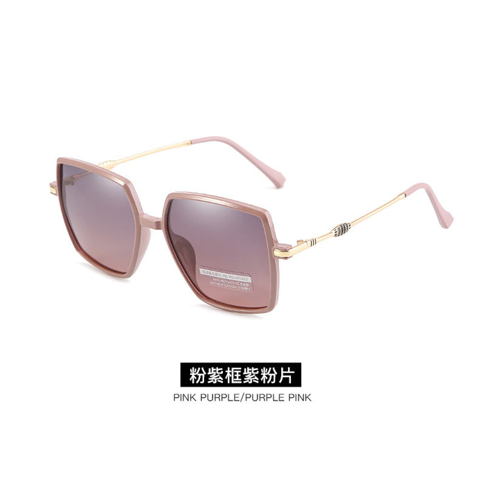 Wholesale sunglasses TAC large square frame polarized UV protection JDC-SG-KaiX029