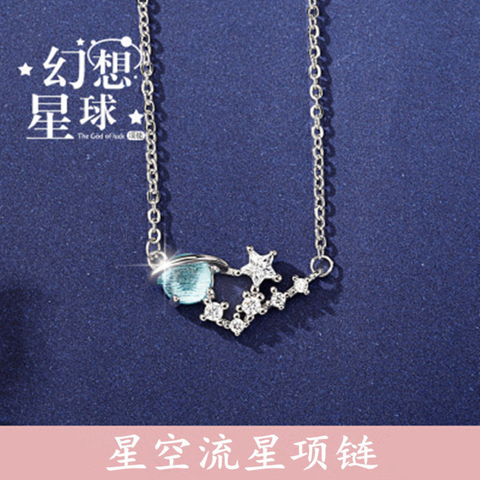 Wholesale necklaces Copper Fantasy Planet JDC-NE-DingR006