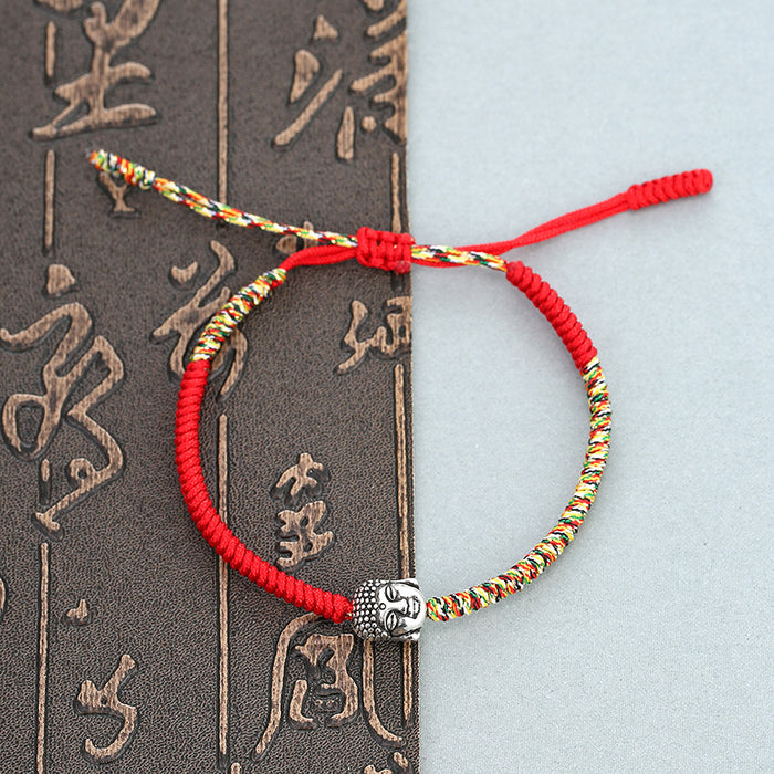 Wholesale King Kong Knot Red Rope Bracelet Hand Braided Buddha bracelet MOQ≥3 JDC-BT-QiuX021