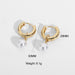 Jewelry WholesaleWholesale 14K Gold Plated Pearl Earrings JDC-ES-JD340 Earrings 杰鼎 %variant_option1% %variant_option2% %variant_option3%  Factory Price JoyasDeChina Joyas De China