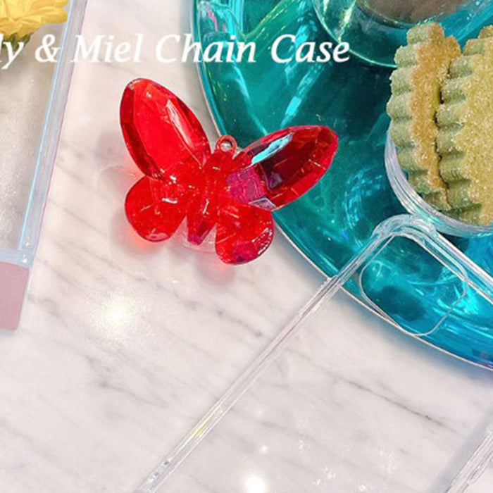 Wholesale Grips Crystal Butterfly Phone Holder Mobile Phone Holder JDC-PS-Baiying008