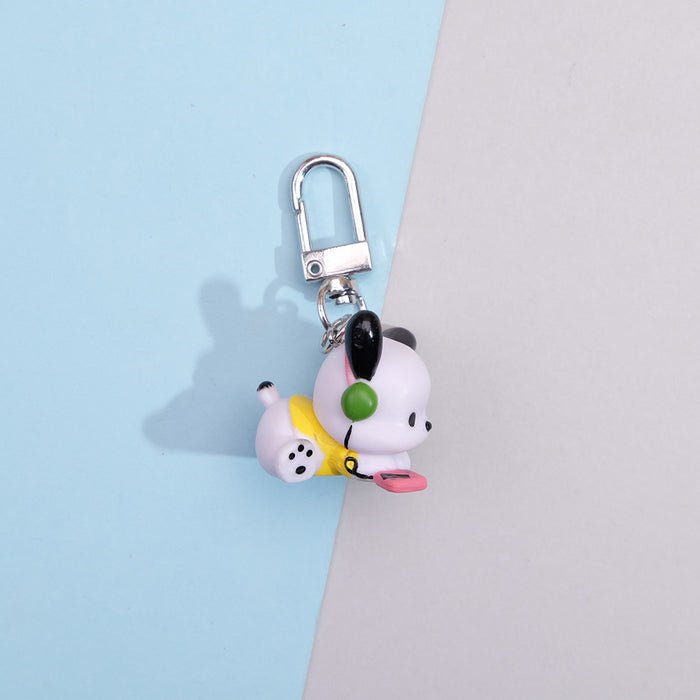 Wholesale Keychain Resin Cute Cartoon Pendant Pendant MOQ≥2 (S) JDC-KC-QMou019