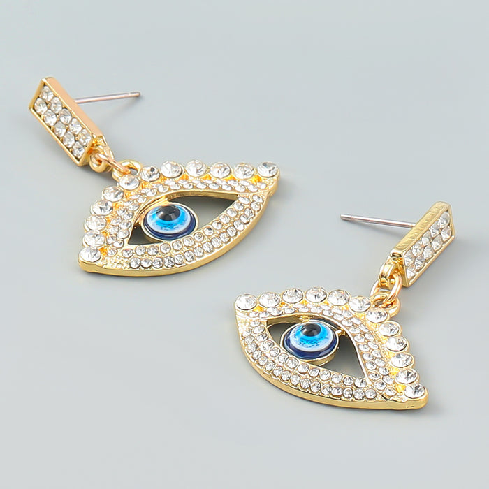 Jewelry WholesaleWholesale Vintage Alloy Diamond Eye Earrings Women Bohemian JDC-ES-JL988 Earrings 氿乐 %variant_option1% %variant_option2% %variant_option3%  Factory Price JoyasDeChina Joyas De China