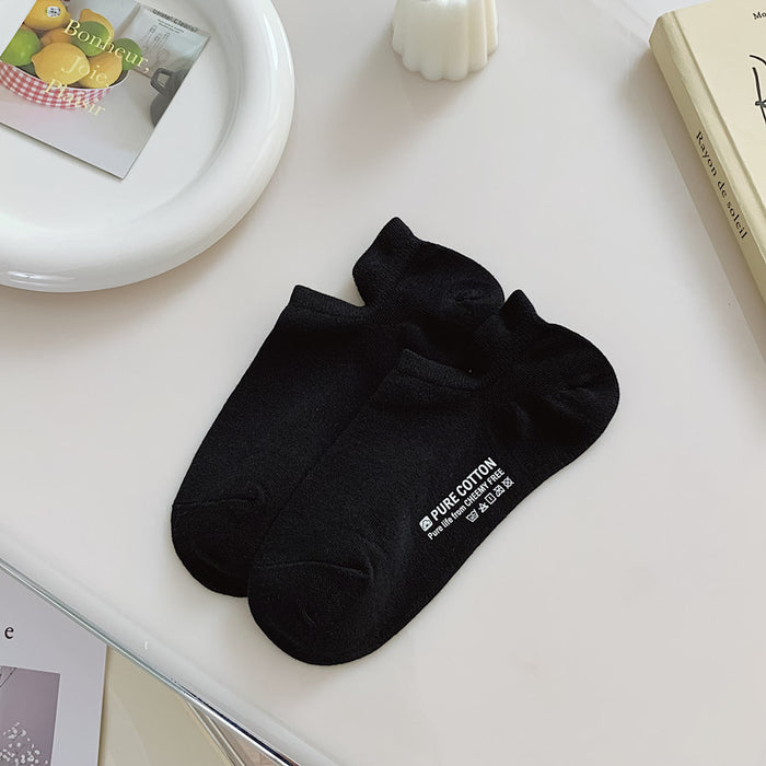 Wholesale spring and summer thin Japanese solid color socks for women JDC-SK-JXin007