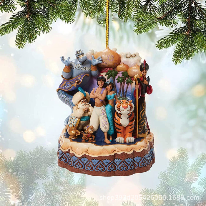 Wholesale Acrylic Cartoon Pendant Christmas Tree Decoration (M) MOQ≥3 JDC-DCN-ZanA010