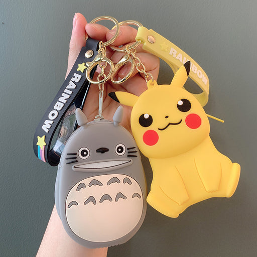 Jewelry WholesaleWholesale Pikachu Small Wallet Key Chain Cute Creative Coin Purse JDC-KC-JCai015 Keychains 聚彩 %variant_option1% %variant_option2% %variant_option3%  Factory Price JoyasDeChina Joyas De China