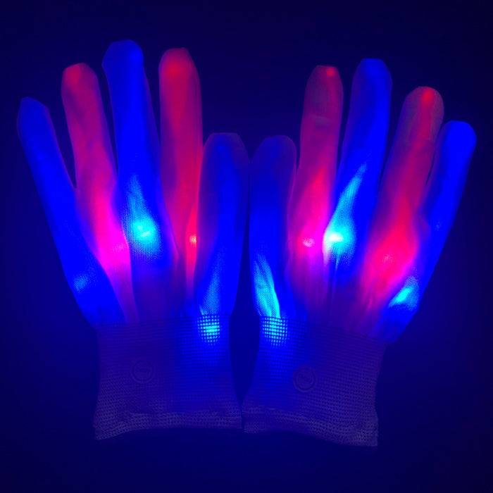 Wholesale Toy Halloween Glowing Gloves Led Glitter MOQ≥2 JDC-FT-Huand001