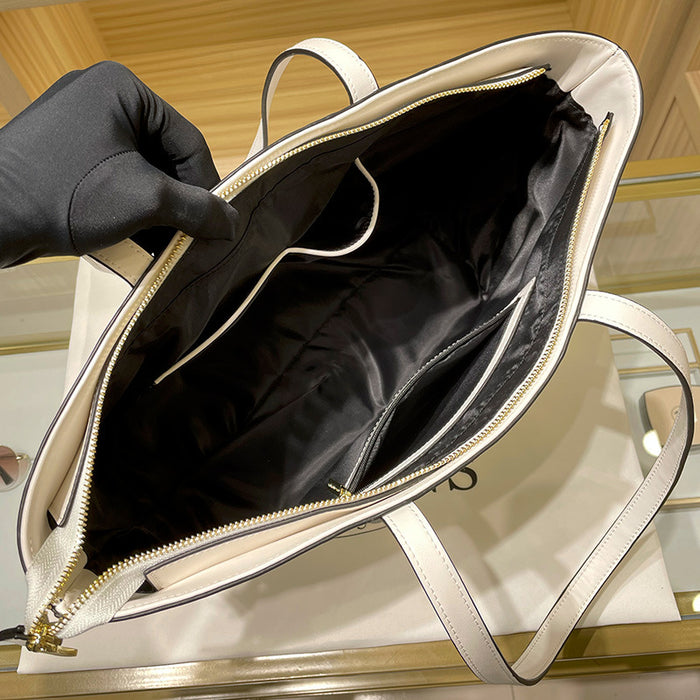 Wholesale Handbag Leather Large Capacity Zipper Tote Bag (F) JDC-HB-Kams001