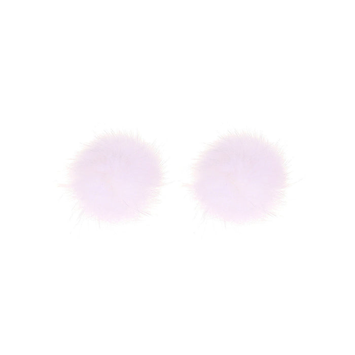 Wholesale Earrings Plush Mink Balls JDC-ES-D655