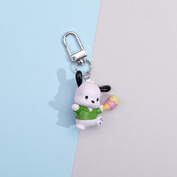 Wholesale Keychain Resin Cute Cartoon Pendant Pendant MOQ≥2 (S) JDC-KC-QMou019