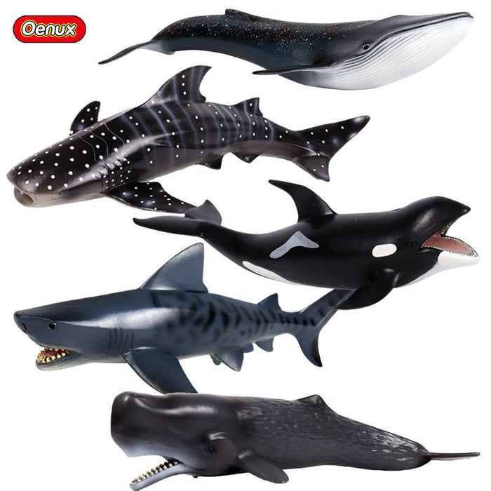 Juguetes al por mayor simulación infantil modelo de vida marina gran adorno de tiburón blanco moq≥2 jdc-ft-xinys002