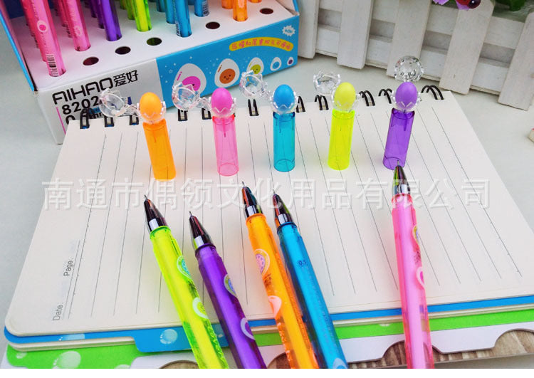 Wholesale Ballpoint Pens Plastic Easy Wipe Eggshells JDC-BP-JIAHAO003