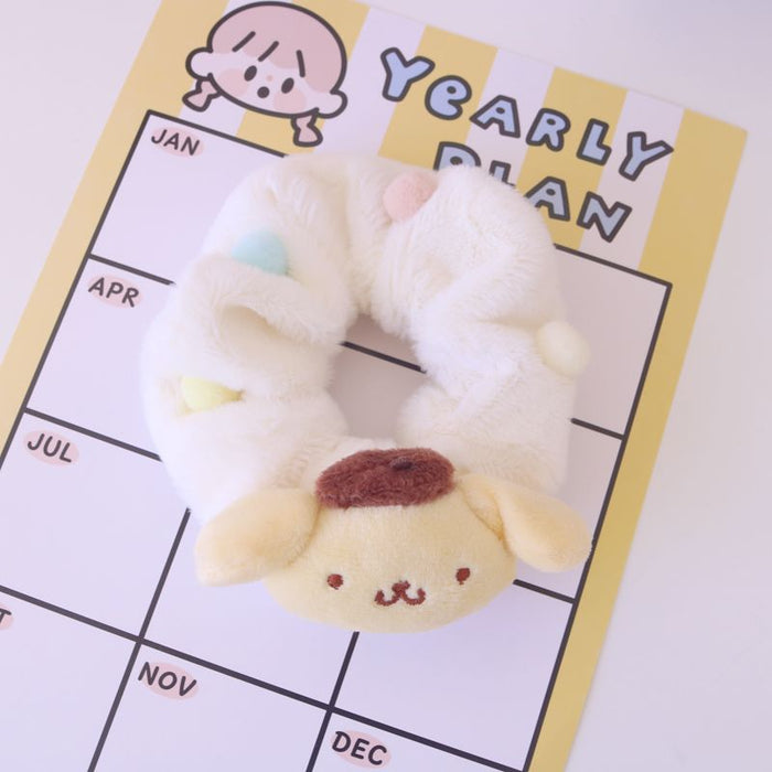 Wholesale Hair Scrunchies Plush Cute Cartoon MOQ≥2 JDC-HS-CRQT001