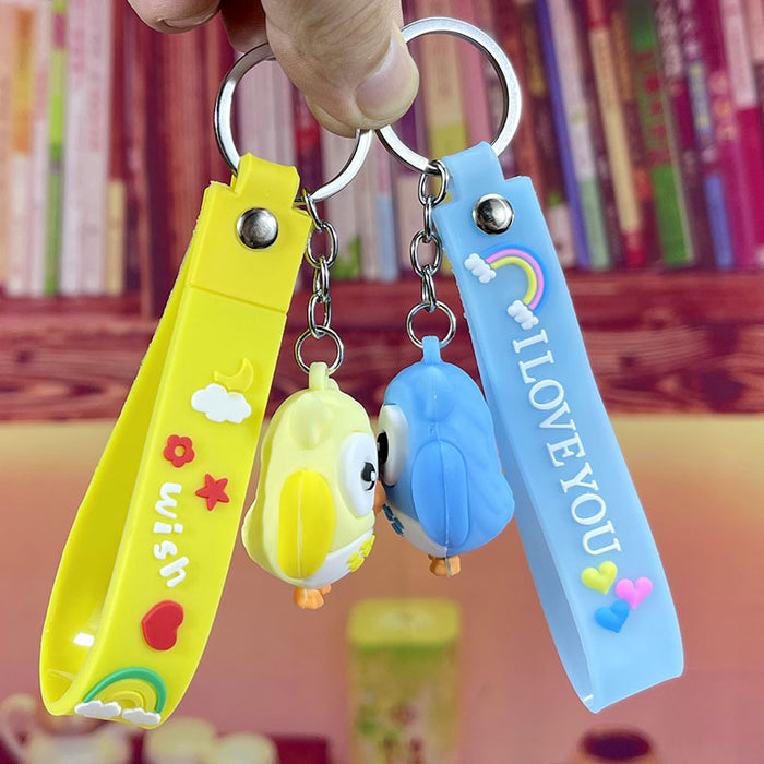 Wholesale keychain pvc cartoon cute bag accessories MOQ≥2 JDC-KC-MQu009