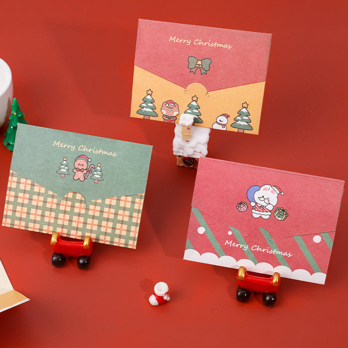 Tarjetas de felicitación de la serie de Navidad de dibujos animados de papel al por mayor jdc-gc-dichen001