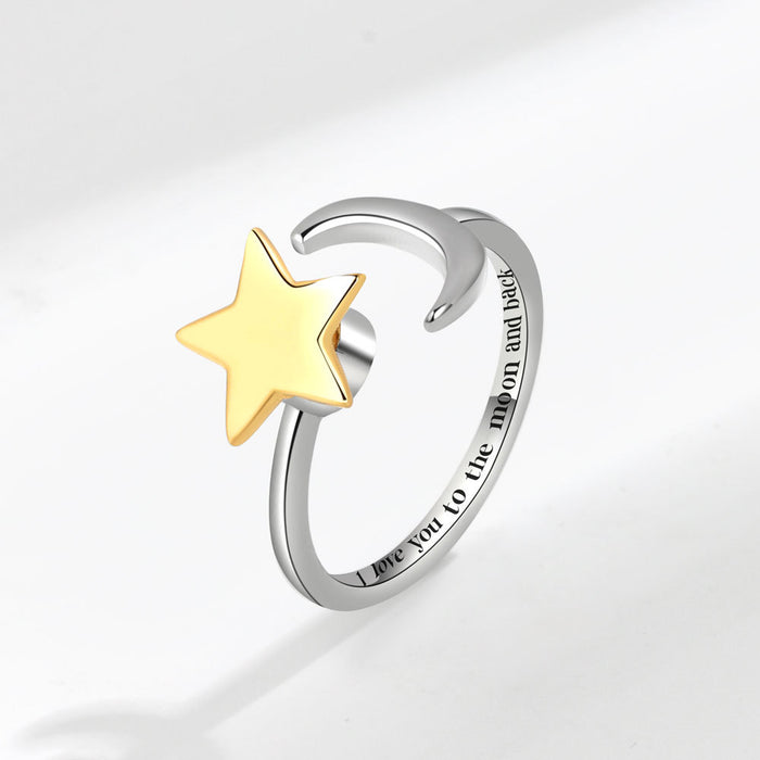 Wholesale Rings Copper Star Rotating Adjustable JDC-RS-JianM047