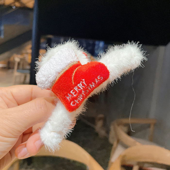 Wholesale Hair Clips Christmas Large Shark Clip Cute Plush Elk JDC-HC-Jyan001