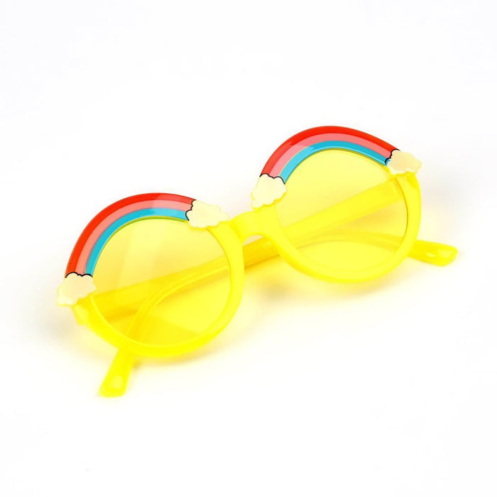 Jewelry WholesaleWholesale Rainbow Multicolor Baby Sunglasses Round Frame Sunglasses JDC-SG-ShuaiR002 Sunglasses 帅睿 %variant_option1% %variant_option2% %variant_option3%  Factory Price JoyasDeChina Joyas De China